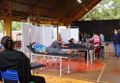 Dourados: Escola Tengatui vira Hospital de campanha na “guerra” contra epidemia de chikungunya