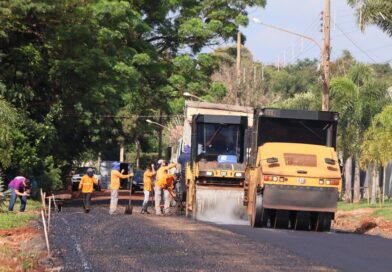 Dourados: Prefeitura inicia asfalto das últimas ruas sem asfalto no Parque Alvorada