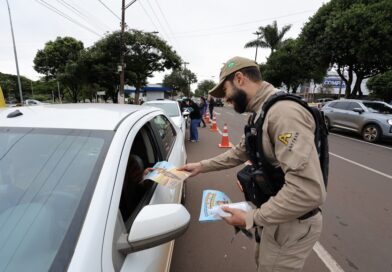 Dourados faz blitz educativa à Marcelino Pires e reforça conscientização no trânsito