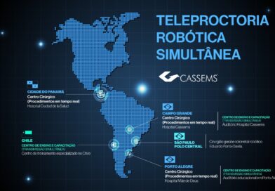 Com 4 cirurgias simultâneas entre 3 países, Hospital Cassems sedia projeto inédito de robótica