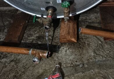 Dourados: Furto de canos de cobre da rede de água causa alagamento em enfermaria do Hospital da Vida
