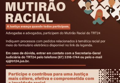 TRT-MS abre inscrições para inclusão de processos no Mutirão Racial 2026